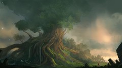 Trees artwork fantasy art
