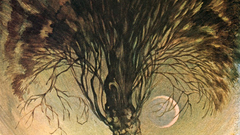 Trees artwork Frank Frazetta