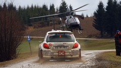 Trees asphalt meadows Helicopters Austria dirt roads rally 