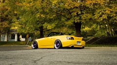 Trees autumn cars Japanese Honda honda s2000 Honda S200 Import 