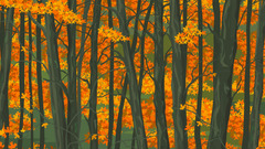 Trees autumn forest artwork
