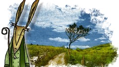 Trees Bunnies paintwork