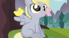Trees Butterflies meadows my little pony Derpy Hooves