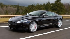 Trees cars Aston Martin