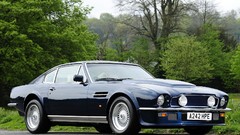 Trees cars Aston Martin