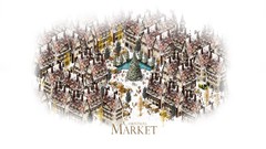 Trees cityscapes buildings towns