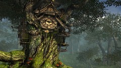 Trees clocks forests fantasy art