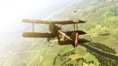 Trees clouds Aircraft War artwork skyscapes