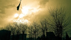 Trees clouds rain dark storm romania skyscapes Deva