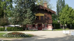 Trees construction architecture houses