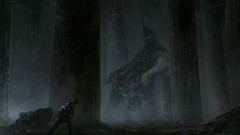 Trees dark king forests artwork fantasy art