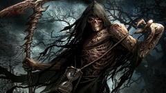 Trees death fantasy art grim grim reapers