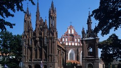 Trees Europe architecture cityscapes churches