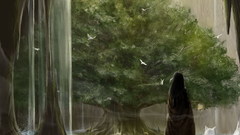 Trees fantasy art Native