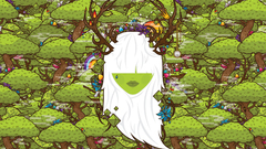 Trees Flowers artwork crowns