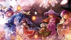 Trees Flowers flying blue