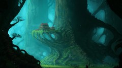 Trees forests artwork fantasy art
