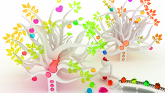 Trees fruits cgi harvest