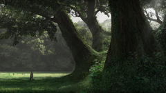 Trees Green fantasy art