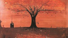 Trees Halloween artwork