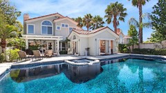 Trees houses swimming pools