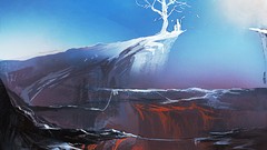 Trees light sakimichan MAGMA fantasy art