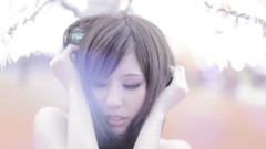 Trees light woman skyscapes