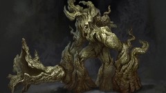 Trees Monsters evil creatures heroes of newerth Golem video 