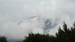 Trees Mountains clouds air