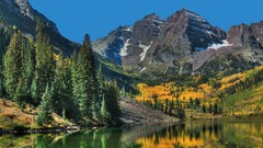 Trees Mountains Landscapes nature