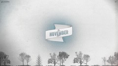 Trees November Scrolls minimalistic grey background Smashing 