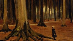 Trees paintings forests Vincent van Gogh artwork