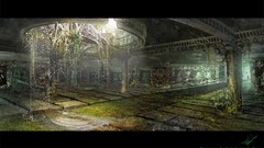 Trees paintings theater drawings illustrations artwork digital 