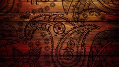 Trees patterns backgrounds wood texture paisley