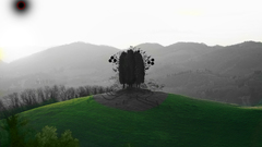 Trees Photomanipulation artwork nature