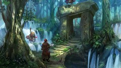 Trees Plants paintings story forests illustrations digital art 