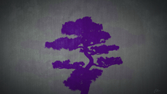 Trees purple nature