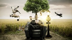 Trees sign Birds chairs fish Shoes deer tie suit fields clocks 