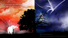 Trees Stars black dark text death moon white sadness woman emo 
