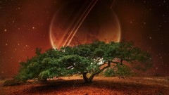 Trees Stars fantasy art