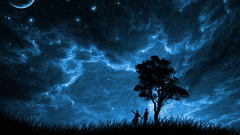 Trees Stars planets fields