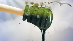 Trees sun Green honey