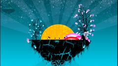 Trees sun Life World rise abstract Earth little