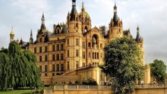 Trees tower home classic House architecture castle German