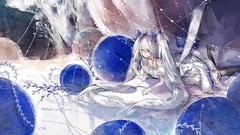 Trees vocaloid gloves dress