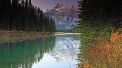 Trees water Mountains USA rivers forests