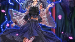 Trees water staff rings red eyes bows bracelets tattoos skirts 