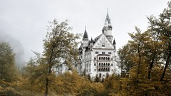 Trees white morning architecture Locks