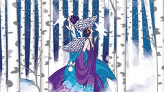 Trees white wings falls doves forests artwork vectors jared 