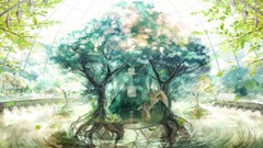 Trees wings spirit angels